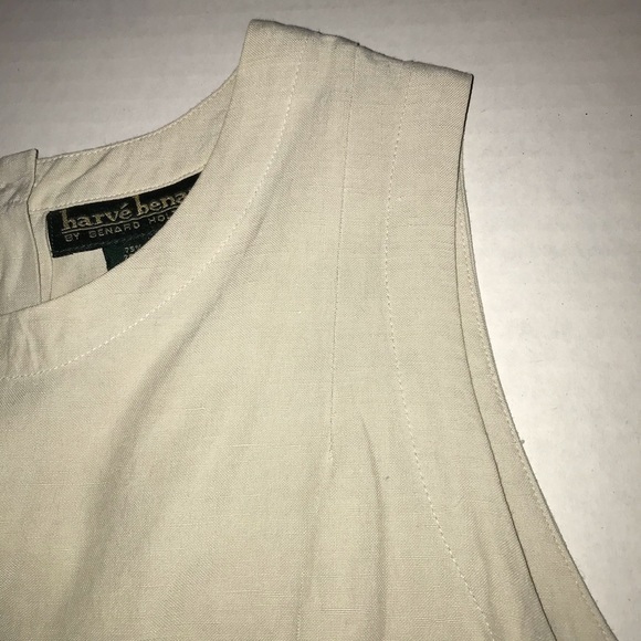 Harve Benard Linen/Silk Blend Sleeveless Top - Picture 8 of 9